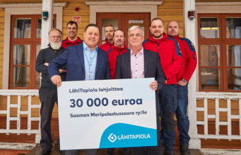 LähiTapiola Kaakkois-Suomelta merkittävä lahjoitus