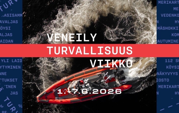 Veneilyturvallisuusviikko haastaa vesilläliikkujat luomaan yhdessä turvallisempaa veneilykulttuuria